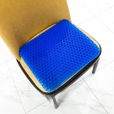 Đệm cao su 3D lót ghế ngồi thoáng khí phù hợp cho nhiều loại ghế - Đệm ngồi 3D dạng tổ ong co dãn đàn hồi cao 
