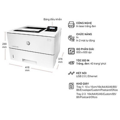 Máy in Laser HP Laserjet Pro M501DN (J8H61A)- Hàng nhập khẩu 