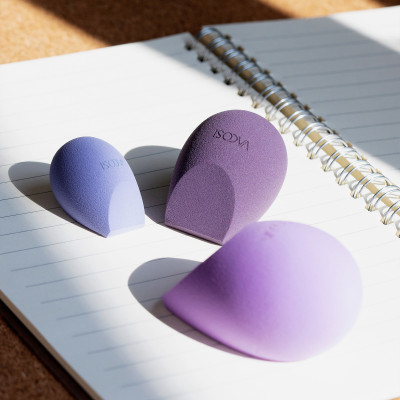 Set bông phấn VACOSI VERSATILE MAKEUP BLENDER SET - BP43