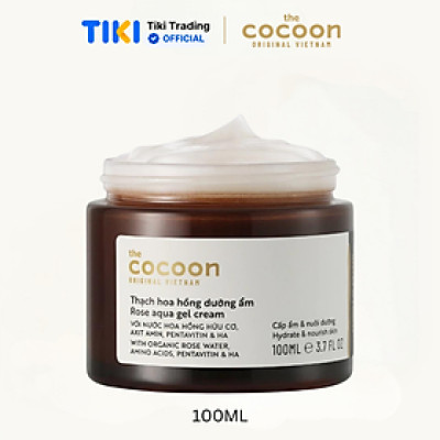 Thạch hoa hồng dưỡng ẩm Cocoon 100ml