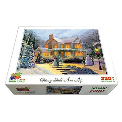 Bộ Tranh Xếp Hình 330-051 - Giáng Sinh Ấm Áp (330 Mảnh Ghép)