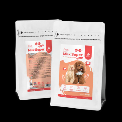 Sữa Tăng Cường Miễn Dịch five Milk Super For Pet Cho Thú Cưng 250g - Fivevet