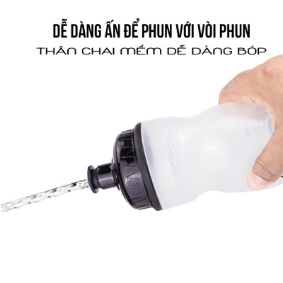 Chai Nước Xe Đạp 650ml YQ650 Chất Liệu Nhựa PP An Toàn Dễ Dàng Vệ Sinh (không kèm giá đỡ bình nước xe đạp) MaiLee
