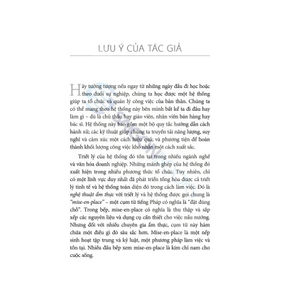 Work Clean - Phương Pháp Tổ Chức Công Việc Và Đời Sống Như Một Đầu Bếp Chuyên Nghiệp - Bản Quyền