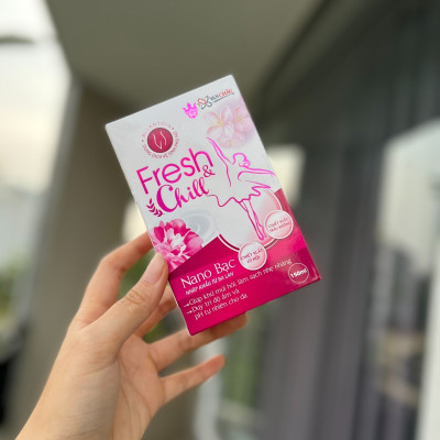 Dung dịch vệ sinh phụ nữ Nano bạc lá trầu không hỗ trợ điều trị viêm nhiễm phụ khoa Fresh&Chill chai 150ml