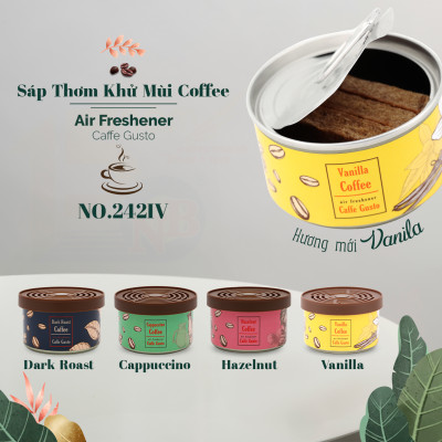 Sáp Thơm Ô Tô AIR-Q Caffe No242Iv-5 Cà Phê Sữa Tươi 36g