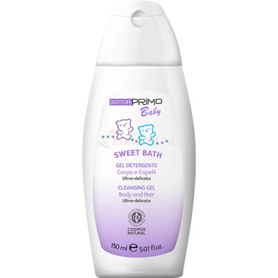 Sữa tắm gội Dottorprimo Baby Sweet Bath làm sạch và chăm sóc da bé (150ml) - Hàng chính hãng