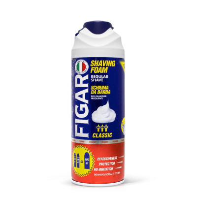 Bọt cạo râu Figaro giúp làm mềm râu tránh đau rát Italy 400ml