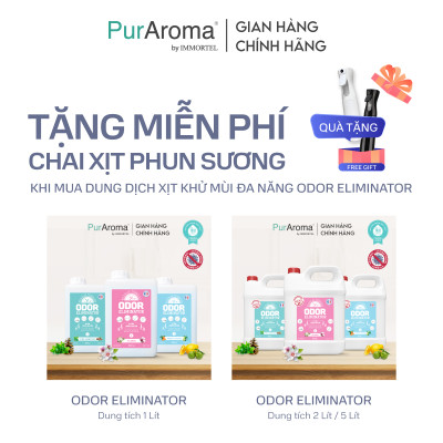 Chai Xịt Phun Sương 300ML PurAroma - Công Nghệ Nén Phun Hạt Nano Siêu Mịn