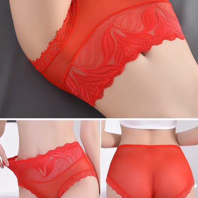 combo 5 chiếc quần lót ren fom to cạp cao giao màu ngẫu nhiên 