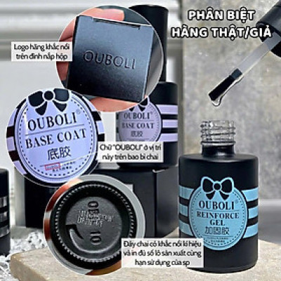 Base Top Cứng Móng OUBOLI 20ml, Tăng Độ Bền Móng, Bảo Vệ Móng Hiệu Quả, Dành Cho Nail Chuyên Nghiệp Làm Nail