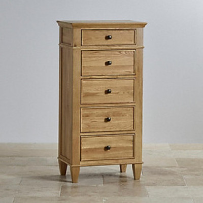 Tủ 5 ngăn kéo đứng Juno Sofa gỗ sồi