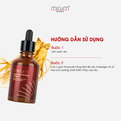 Tinh chất hồng sâm chống lão hóa, làm trắng, giữ ẩm Mirum 50ml
