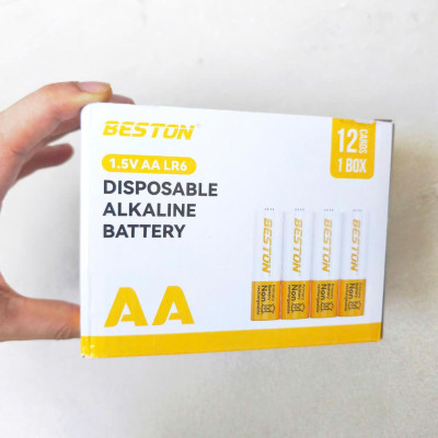 Hộp 48 Pin kiềm Beston Alkaline AA AAA 1.5V cho Micro karaoke, đồ chơi , điều khiển