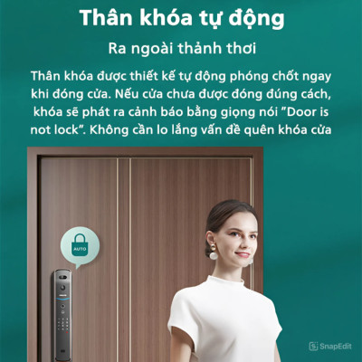 Bộ khóa cửa thông minh khuôn mặt 3D Face, vân tay, thẻ từ, mật khẩu và chìa cơ. Thương hiệu Hà Lan cao cấp Philips DDL709-7HWS. Hàng chính hãng