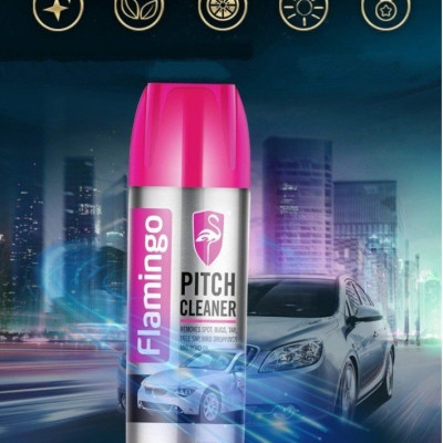 Bình Xịt Tẩy Nhựa Đường Flamingo F012 450ml - Sáng Bóng Như Mới - Hãng Phân Phối Chính Thức