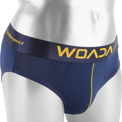 Bộ 5 Quần Lót Nam Woada Brief Thun Bột 4 Chiều LK130 - Màu Ngẫu Nhiên