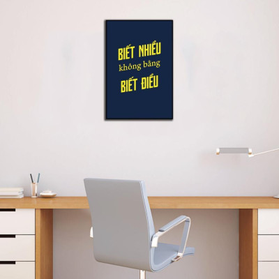 Tranh động lực treo tường, tranh văn phòng - tranh gỗ MDF treo tường