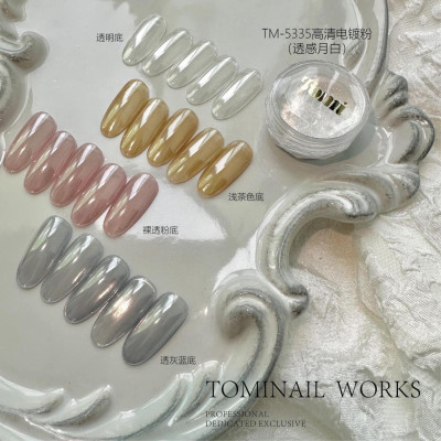 Tráng Gương Bóng Ánh Trong Suốt Làm Nail, Nhũ Tráng Gương Móng Cao Cấp Tráng Trên Mọi Nền Màu Trong Trẻo Hàn Quốc thạch tráng gương