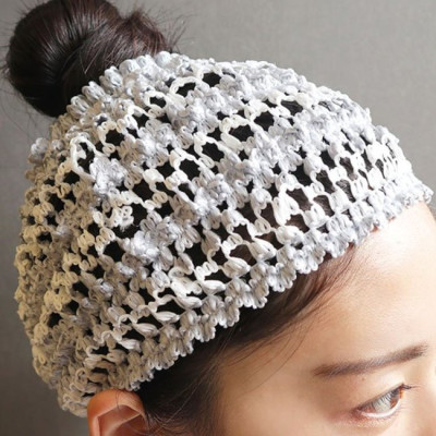 Khăn mũ trùm đầu khi tắm Towa Sangyo - Bản hẹp - Made in Japan