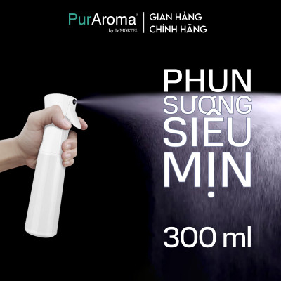 Chai Xịt Phun Sương 300ML PurAroma - Công Nghệ Nén Phun Hạt Nano Siêu Mịn