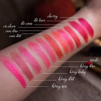 SON GẤC DỀN THIÊN NHIÊN MẸ KEN- MÀU ĐỎ CAM