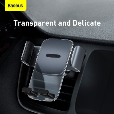 Giá đỡ điện thoại trên ô tô Baseus Easy Control Clamp Car Mount Holder SUYK- Hàng chính hãng