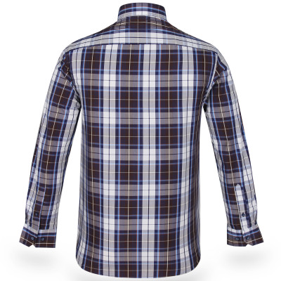 Áo sơ mi nam tay dài form suông Khatoco A1MD468T1-CNCR123-2410-D