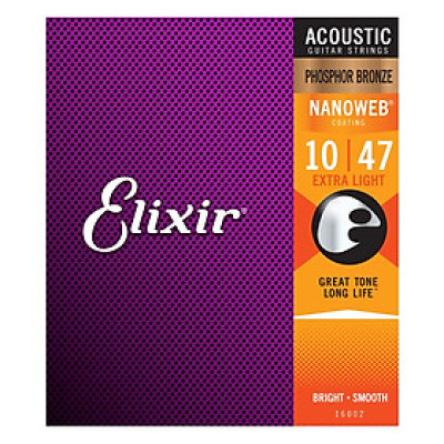 Bộ Dây Đàn Guitar Acoustic Elixir 16002