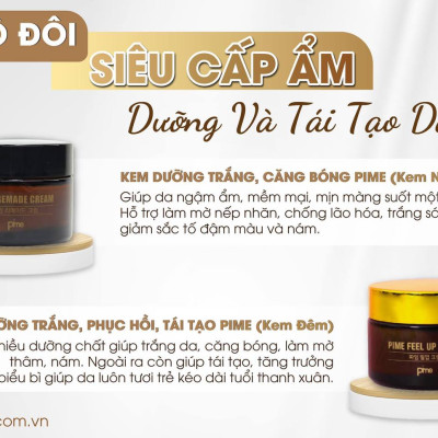 KEM BAN ĐÊM PHỤC HỒI TÁI TẠO PIME FEEL UP CREAM 50G