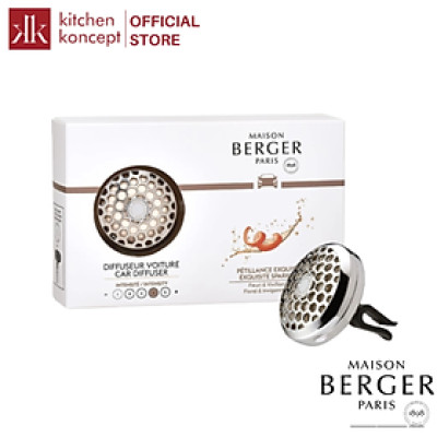 Maison Berger - Bộ kẹp tinh dầu xe hơi Exquisite Sparkle - 2 món