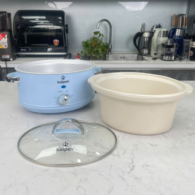 Nồi nấu chậm 3.5L Kalpen SK1 công nghệ Đức - Tần gà, nấu cháo, chưng yến, bảo hành 2 năm - Hàng chính hãng