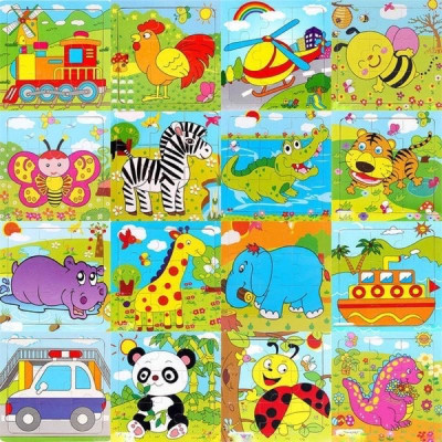 Tranh Ghép 2D Thông Minh Bằng Gỗ An Toàn Cho Bé