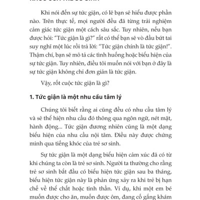 Tâm Lý Học Về Khắc Chế Cơn Giận - Đừng Để Cơn Giận Thay Đổi Con Người Bạn