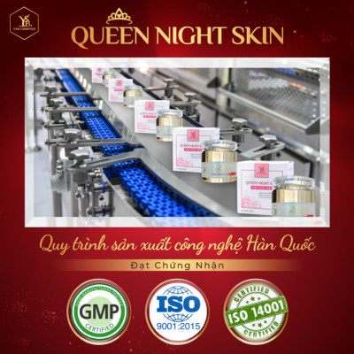 Kem dưỡng trắng da ban đêm Lựu Đỏ QUEEN NIGHT SKIN