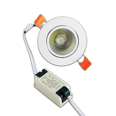 Đèn LED Âm Trần COB Công Suất 3W GSATX03 GS Lighting Ánh sáng trung tính