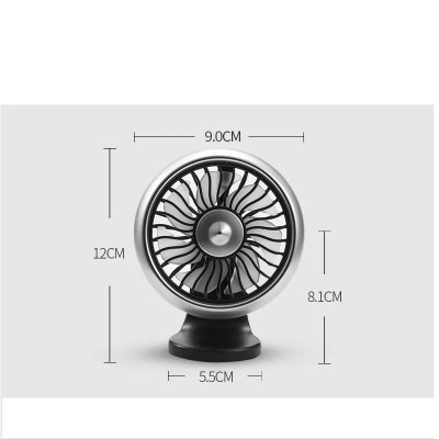 Quạt USB mini thiết kế sang trọng, hiện đại lắp trên xe ô tô - Hàng chính hãng