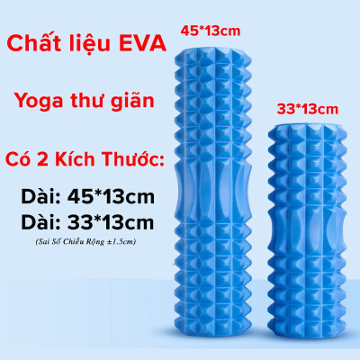 Con Lăn Foam Roller Massage Gai 33cm 45Cm Dãn Cơ Tập Gym, Yoga, Thể Hình miDoctor
