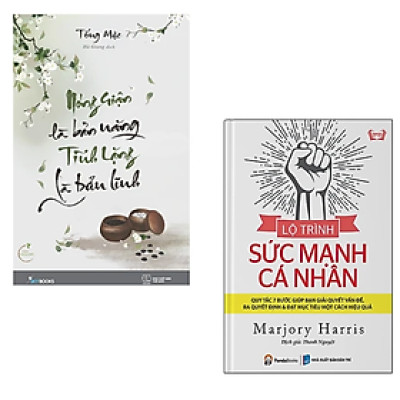 Combo 2 cuốn sách tư duy - kĩ năng sống : Nóng Giận Là Bản Năng , Tĩnh Lặng Là Bản Lĩnh + Lộ Trình Sức Mạnh Cá Nhân 