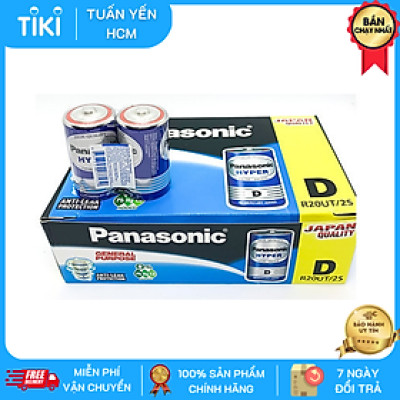 Hộp 12 Đôi ( 24 Viên ) Pin Đại ( size D ) 1,5 V Panasonic - Hàng Chính Hãng