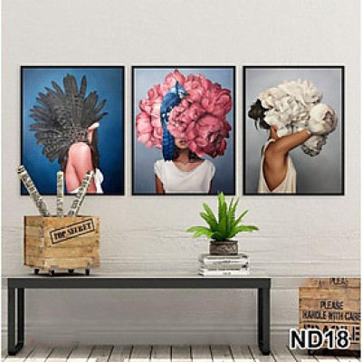 Bộ tranh treo tường phong thủy trang trí nội thất đẹp và giá tại xưởng mới nhất thị trường ĐL 03