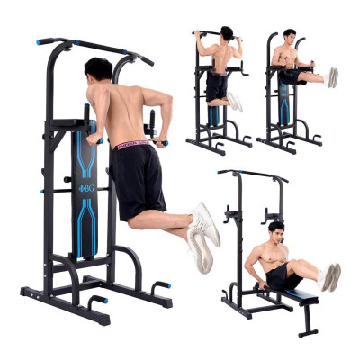 BG Giàn Xà Đơn,Xà Kép Thiết Bị Tập Luyện Máy Tập Tổng Hợp Tay Vai Bụng CHIN Đen (hàng nhập khẩu)