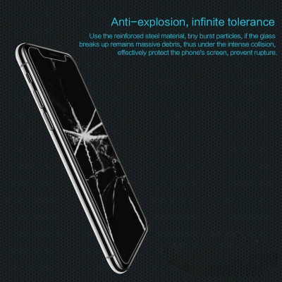Miếng dán kinh cường lực cho iPhone 11 Pro (5.8 inch) / iPhone X / Xs hiệu Nillkin (độ cứng 9H, mỏng 0.33mm, chống dầu, hạn chế vân tay) - Hàng chính hãng