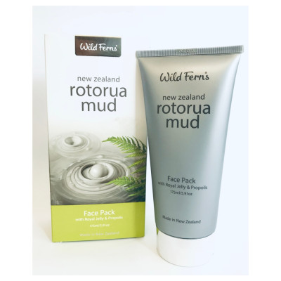 Kem mặt bùn khoáng Wild Ferns Rotorua với sữa ong chúa và keo ong (175ml)