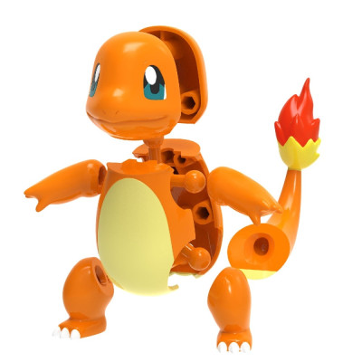 Pokemon Toys Lắp Ráp Nhân Vật Pokemon Rồng Lửa Charmander Mạnh Mẽ 8123
