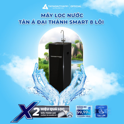 Máy lọc nước RO Tân Á Đại Thành Smart – 8 Lõi, Hàng Chính Hãng, Bảo Hành 12 Tháng