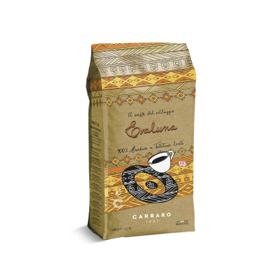 Cà phê hạt Carraro Villaggio Evaluna - Hàng nhập khẩu từ Ý
