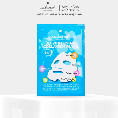 [Quà tặng] Bộ 2 mặt nạ dưỡng trắng da Sakura
