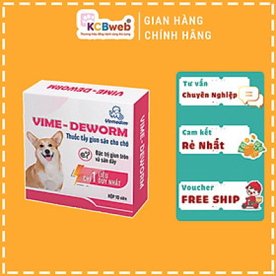 Viên xổ giun Vime-Deworm dành cho chó