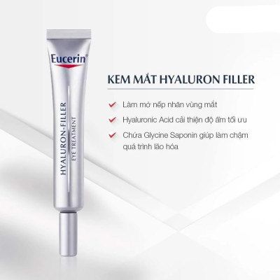 Kem Ngăn Ngừa Lão Hóa Da Vùng Mắt Eucerin Hyaluron - Filler Eye (15ml)